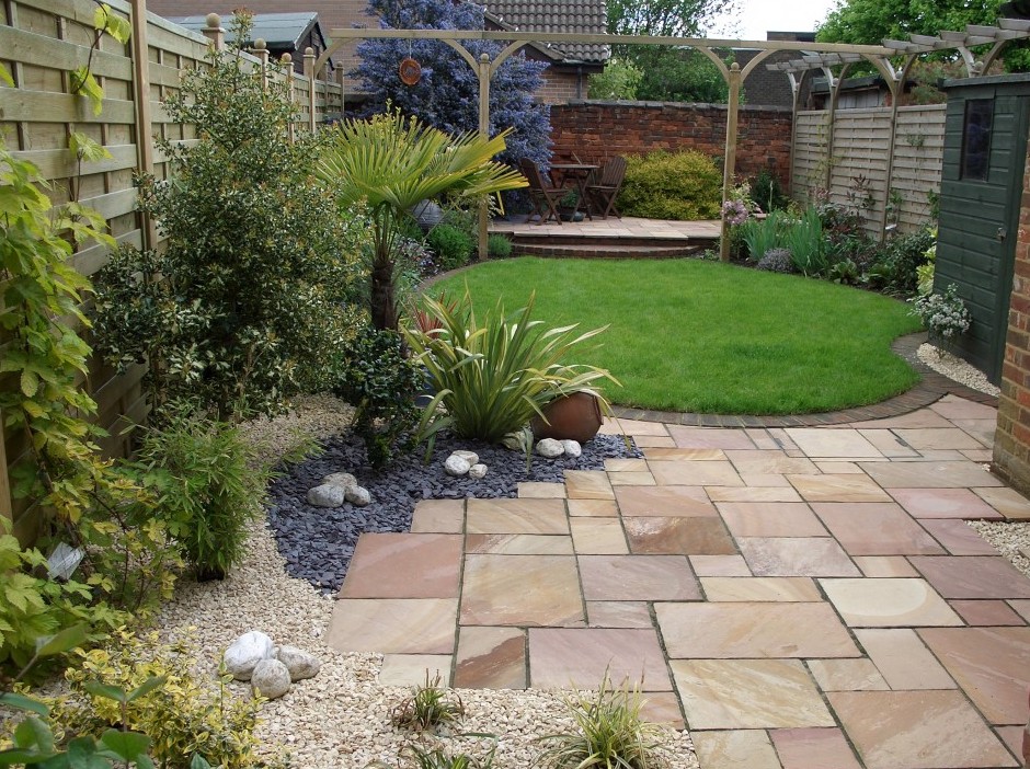 Landscaped garden