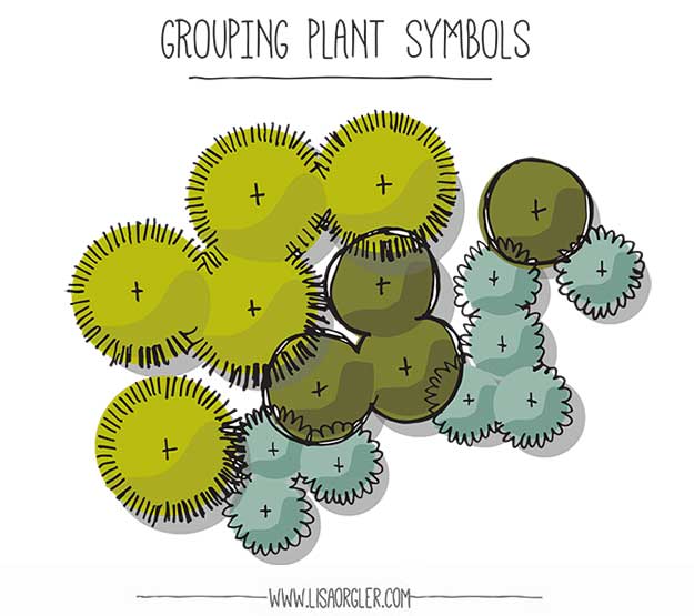 How to Draw and Group Plant Symbols