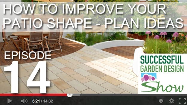 [DESIGN SHOW 14] Patio shapes that improve your garden