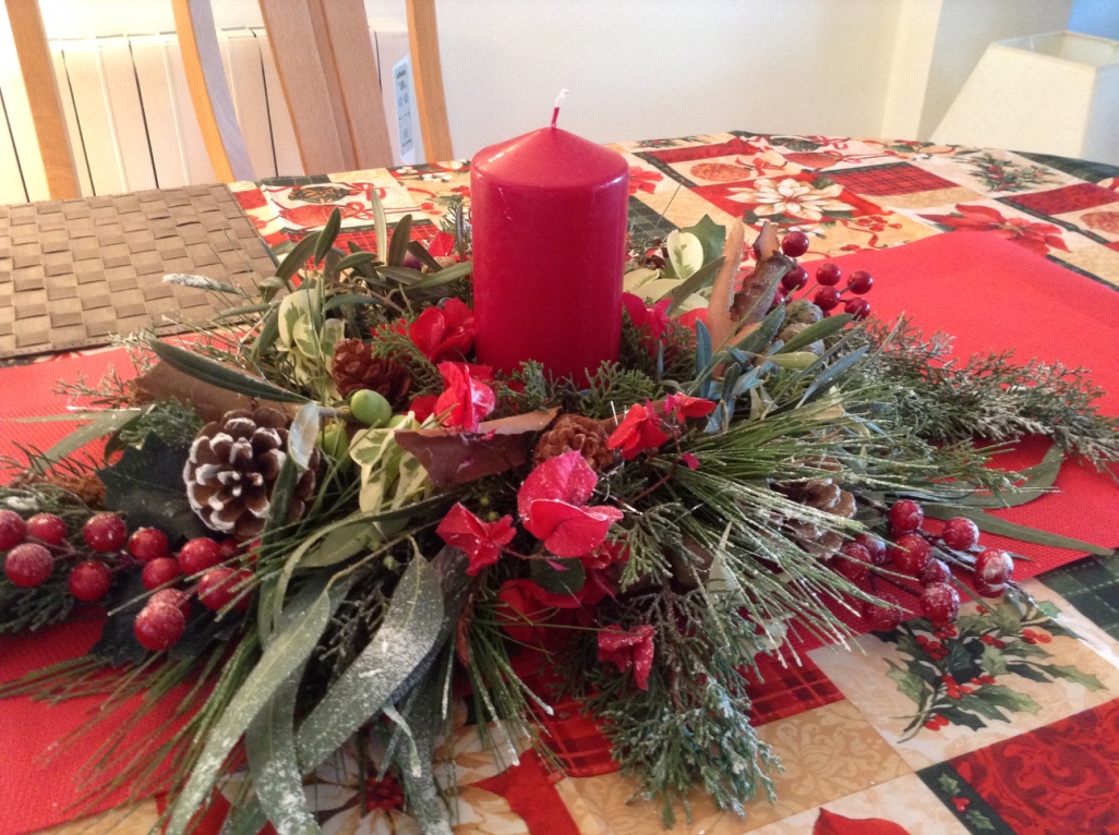 10 min Christmas Table Centre Tutorial